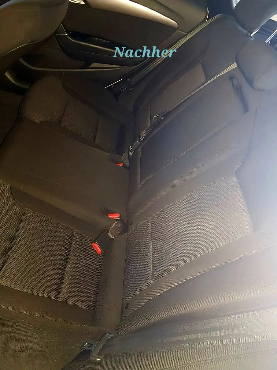 Enalp Garage -   Nach der Reinigung der Autositze